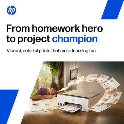 HP Smart Tank 589 All-in-One WiFi Colour Printer |Up to 4000 Black & 6000 Colour Prints I Print,Scan & Copy for Home/Office