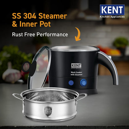 KENT Super Egg Boiler | 3 Boiling Modes | Stainless Steel Body and Heating Plate | 6 Eggs at a Time | Automatic Turn-Off | Silver