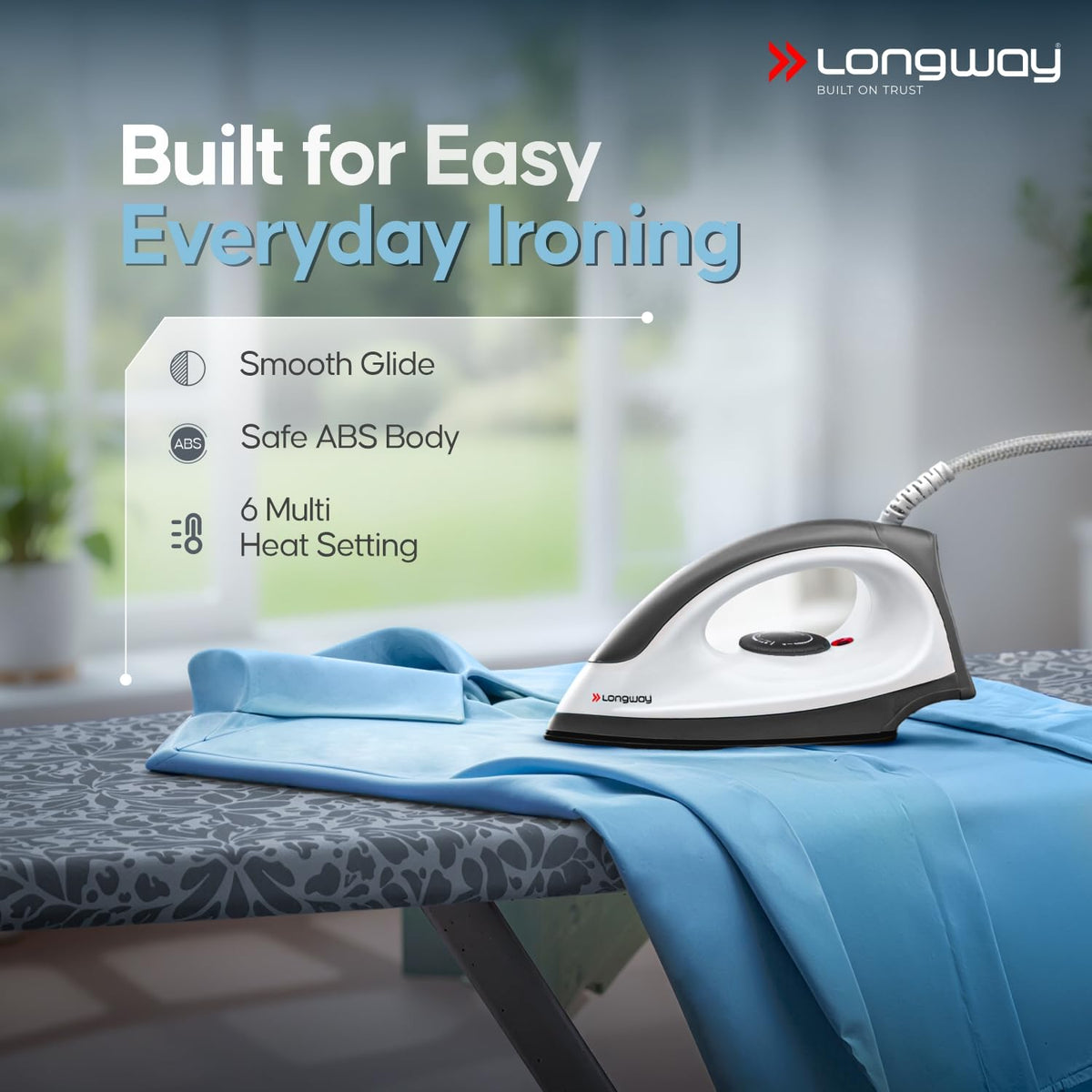 Longway Super Pro Juicer Mixer Grinder | Up to 750W Max Output Powerful Motor | 4 Jars for Grinding, Mixing, Juicing | 2 Years Warranty (Blue & Black)