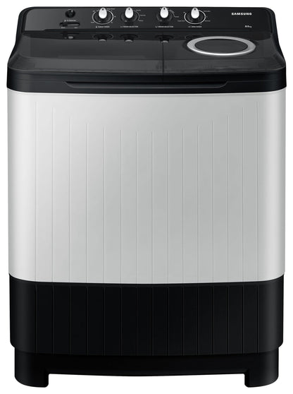 Samsung 10.5 kg, 5 star, Semi-Automatic Top Load Washing Machine (WT10C4260GG/TL, Air Turbo Drying, Light Gray,)