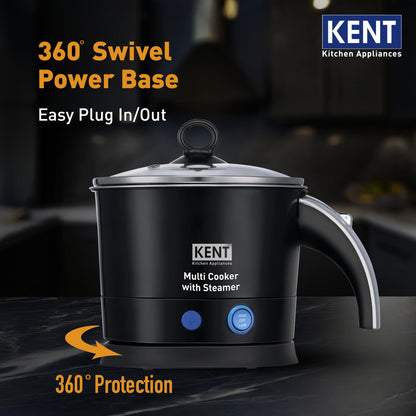 KENT Super Egg Boiler | 3 Boiling Modes | Stainless Steel Body and Heating Plate | 6 Eggs at a Time | Automatic Turn-Off | Silver