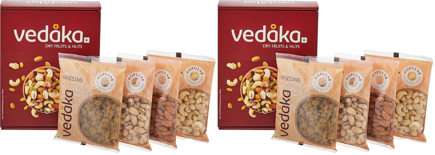 Amazon Brand - Vedaka Almonds | 1 Kg | California Almonds | 100% Natural Badam Giri | Rich In Protein & Dietary Fiber | Crunchy Texture & Delicious Nutty Flavour | No Added Preservatives
