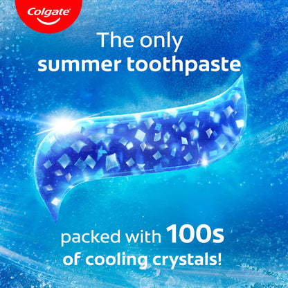 Colgate MaxFresh Breath Freshner Oral Care Toothpaste, 300g Saver Pack (150g x 2), Peppermint Ice, Blue Gel Paste with Menthol & Cooling crystals for bad breath control