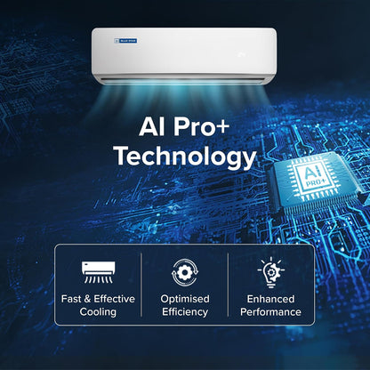 Blue Star 1 Ton 5 Star,New Star rated,Smart Inverter Split AC (Copper, Convertible 5 in 1 Cooling, DigiQ Hepta Sensor, Blue Fins, Self Diagnosis, IA512ZXUS, White)
