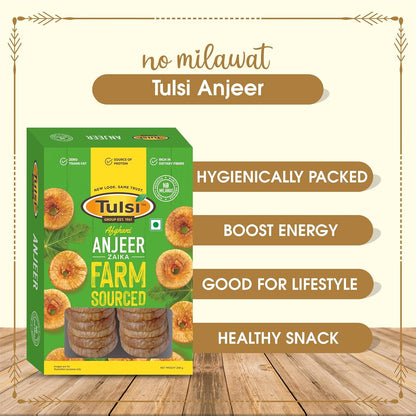Tulsi Dry Figs Dried Anjeer Zaika 500 gms