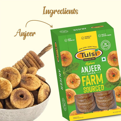 Tulsi Dry Figs Dried Anjeer Zaika 500 gms