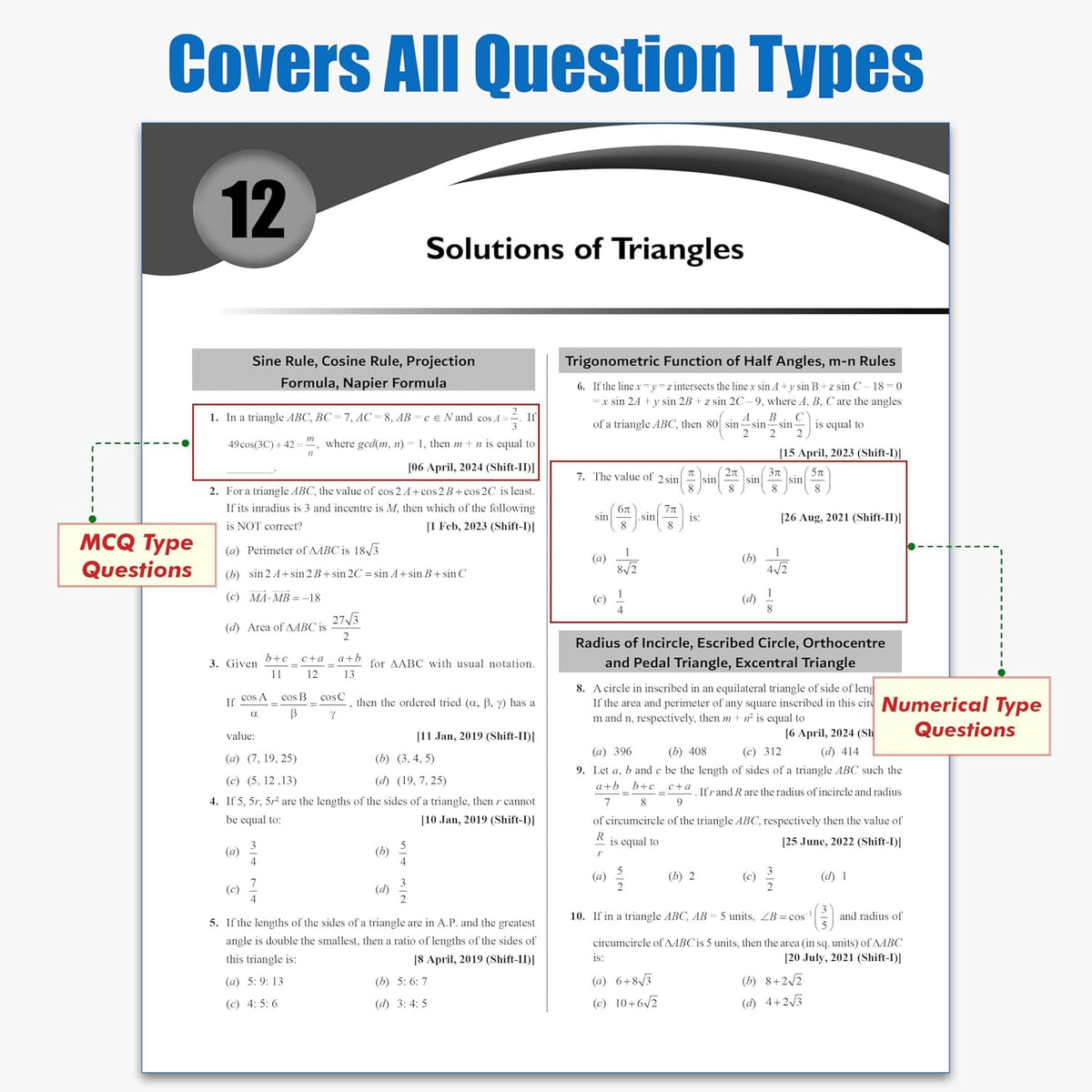 PW JEE Main 8 Years (2019-2026) PYQs Physics, Chemistry, Maths Combo Set of 3 Books | All 162 Sets Previous Years Solved Papers For JEE Main 2027 Exams | Concentrate on Relevance