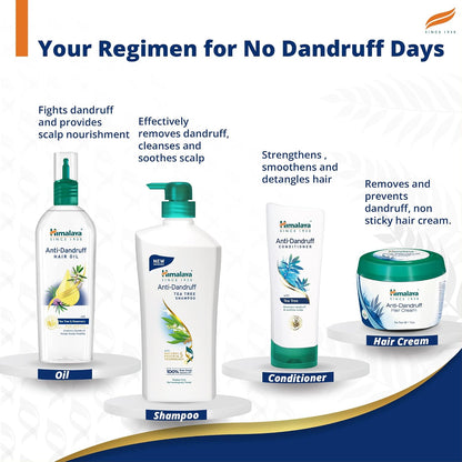 Himalaya Anti Dandruff Shampoo With Tea Tree Removes Dandruff & Soothes Sclap, 1000 ml