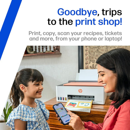 HP Smart Tank 589 All-in-One WiFi Colour Printer |Up to 4000 Black & 6000 Colour Prints I Print,Scan & Copy for Home/Office