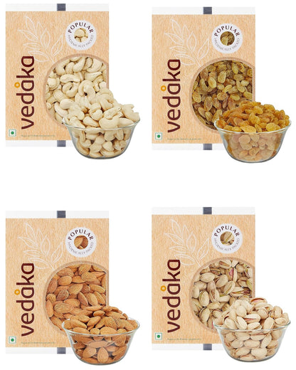 Amazon Brand - Vedaka Almonds | 1 Kg | California Almonds | 100% Natural Badam Giri | Rich In Protein & Dietary Fiber | Crunchy Texture & Delicious Nutty Flavour | No Added Preservatives
