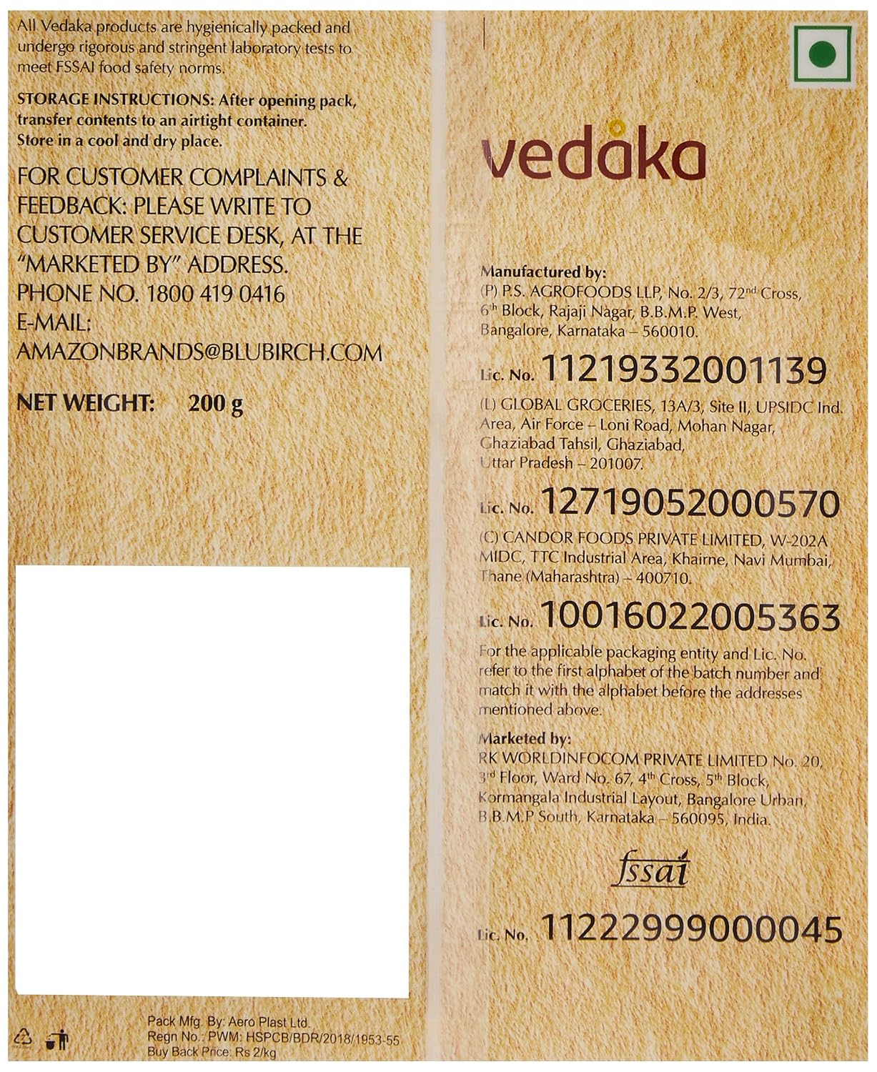 Amazon Brand - Vedaka Almonds | 1 Kg | California Almonds | 100% Natural Badam Giri | Rich In Protein & Dietary Fiber | Crunchy Texture & Delicious Nutty Flavour | No Added Preservatives