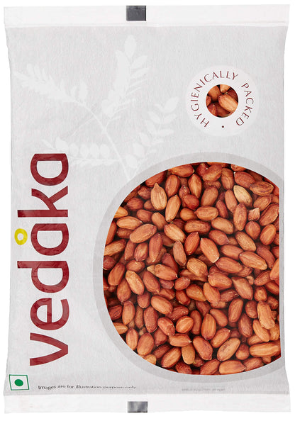 Amazon Brand - Vedaka Raw Peanuts | 1 Kg | Groundnut Kernel | Moongfali | Rich Source of Protein & Fiber | No Artificial Colours & No Preservatives
