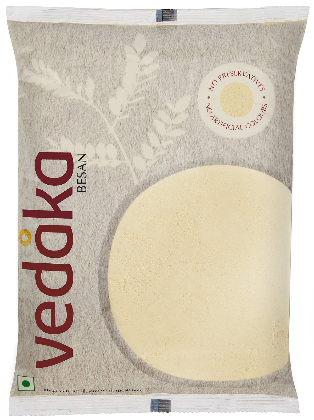 Amazon Brand- Vedaka Besan (Gram Flour) (100% Chana Dal Fine Besan), 500 g