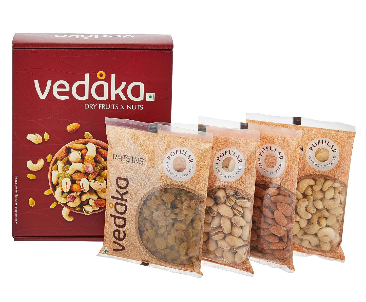 Amazon Brand - Vedaka Almonds | 1 Kg | California Almonds | 100% Natural Badam Giri | Rich In Protein & Dietary Fiber | Crunchy Texture & Delicious Nutty Flavour | No Added Preservatives