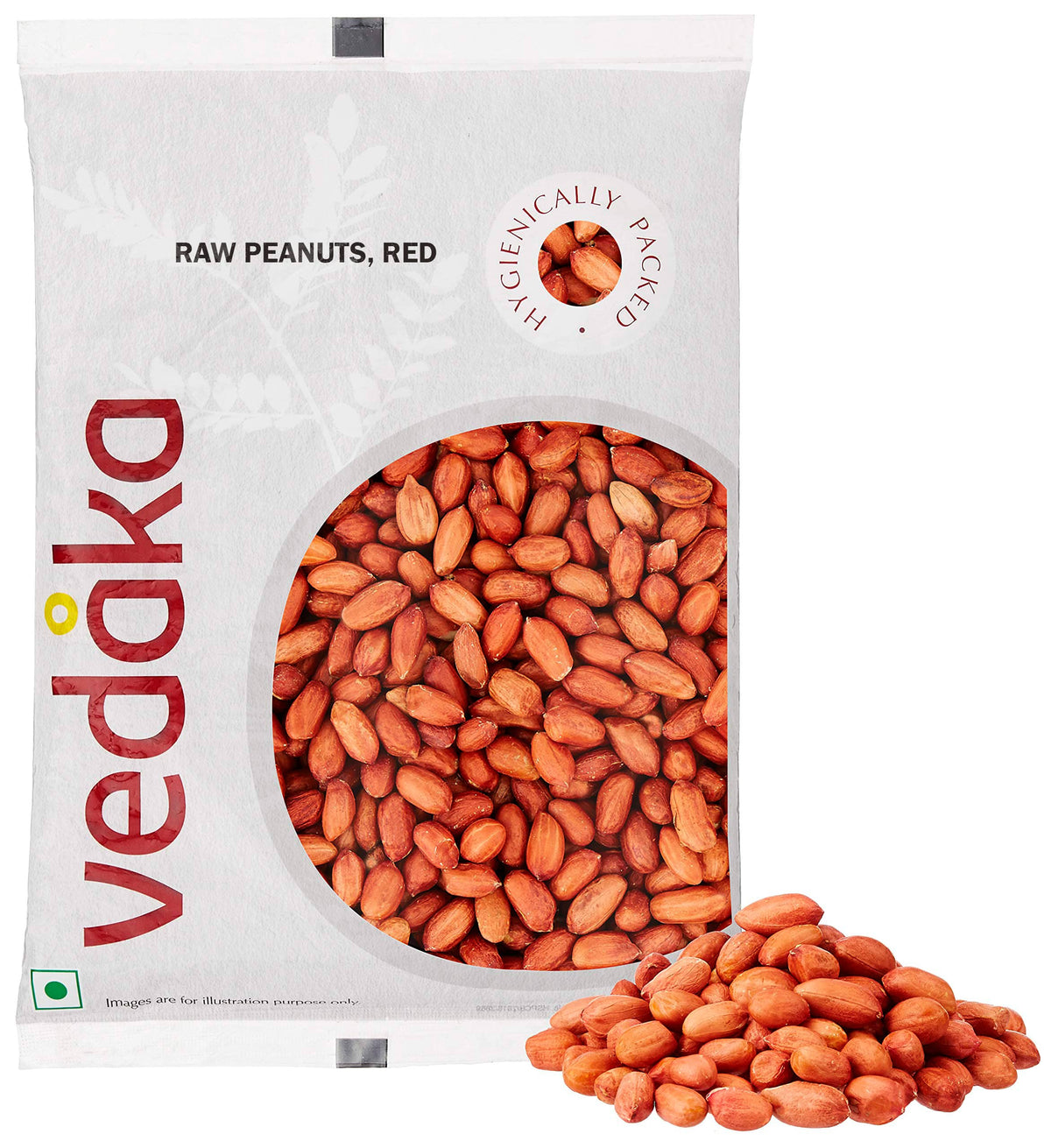 Amazon Brand - Vedaka Raw Peanuts | 1 Kg | Groundnut Kernel | Moongfali | Rich Source of Protein & Fiber | No Artificial Colours & No Preservatives