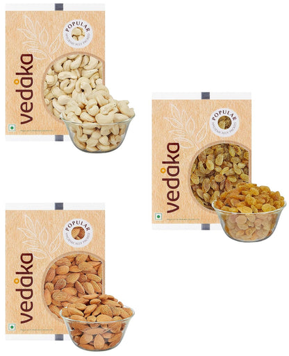 Amazon Brand - Vedaka Almonds | 1 Kg | California Almonds | 100% Natural Badam Giri | Rich In Protein & Dietary Fiber | Crunchy Texture & Delicious Nutty Flavour | No Added Preservatives